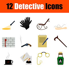 Image showing Detective Icon Set