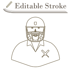 Image showing Cricket Player Icon