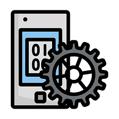 Image showing Mobile Development Icon