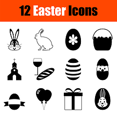 Image showing Easter Icon Set