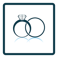 Image showing Wedding Rings Icon