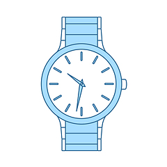 Image showing Business Woman Watch Icon