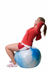 Image showing Woman exercising