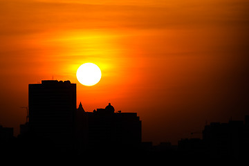 Image showing City Sunset