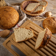 Image showing Traditional sourdough bread