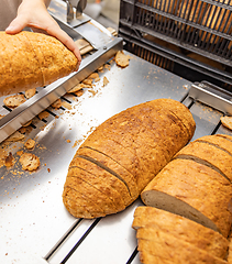 Image showing Bread slicer machine