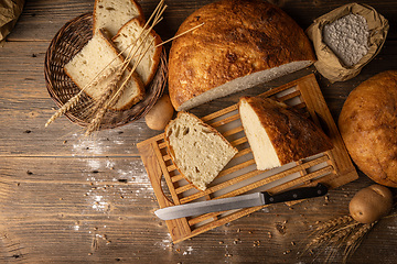 Image showing Traditional sourdough bread