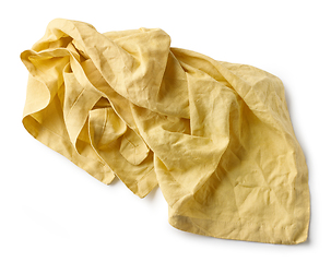 Image showing crumpled cotton napkin
