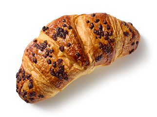 Image showing freshly baked chocolate croissant