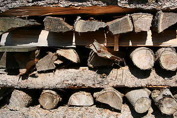 Image showing Fire wood