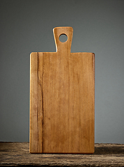 Image showing empty wooden cutting board