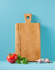 Image showing empty wooden cutting board