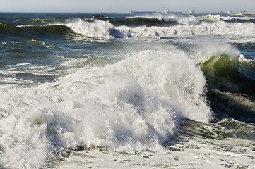 Image showing Churning sea