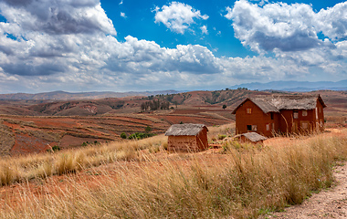 Image showing Central Madagascar landscape - Betafo, Vakinankaratra Madagascar