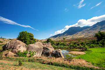 Image showing Andringitra national park,mountain landscape, Madagascar wilderness landscape