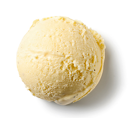 Image showing vanilla ice cream ball