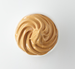 Image showing whipped caramel and coffee mousse dessert