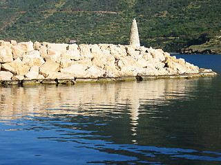 Image showing Rock reflections. Pomos. Cyprus