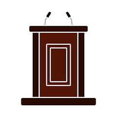 Image showing Witness Stand Icon