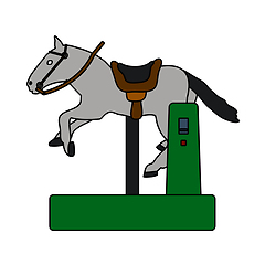 Image showing Horse Machine Icon