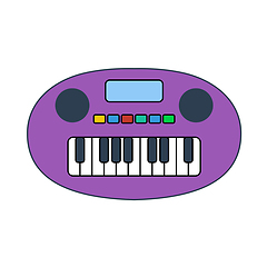 Image showing Synthesizer Toy Icon