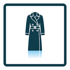 Image showing Business Woman Trench Icon