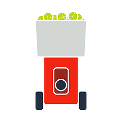 Image showing Tennis Serve Ball Machine Icon