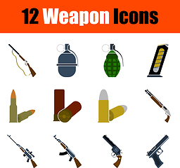 Image showing Weapon Icon Set