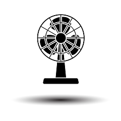Image showing Electric Fan Icon