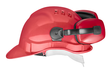 Image showing red hard hat