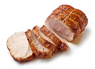 Image showing sliced roast pork