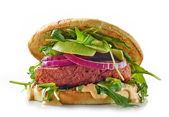 Image showing fresh vegan burger