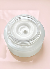 Image showing white cosmetic cream