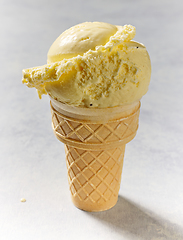 Image showing vanilla ice cream