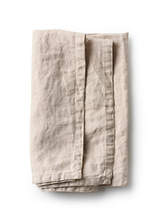 Image showing folded linen napkin