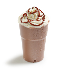 Image showing brown chocolate milkshake