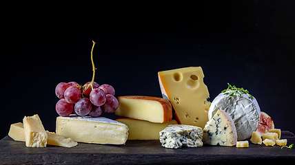 Image showing still life with cheese