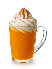 Image showing pumpkin cinnamon smoothie