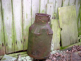 Image showing old-milkcan