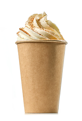 Image showing pumpkin latte drink