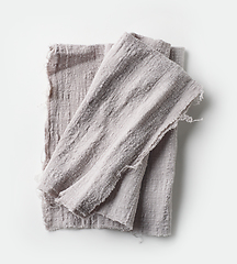 Image showing folded cotton napkin