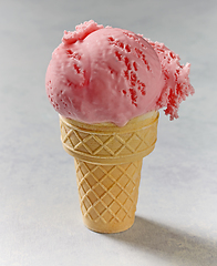 Image showing pink ice cream