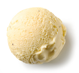 Image showing vanilla ice cream ball