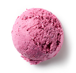 Image showing pink ice cream