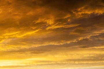 Image showing grandiose majestic cloudy sky