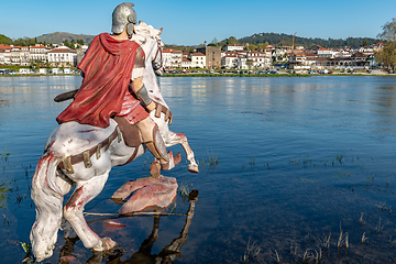 Image showing Statue of Roman soldier