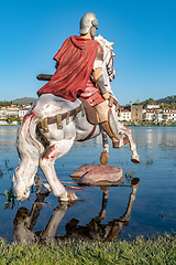 Image showing Statue of Roman soldier