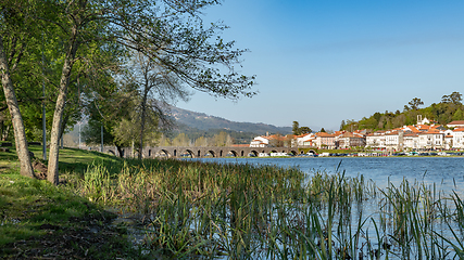 Image showing Roman bridge crossing the Rio Lima