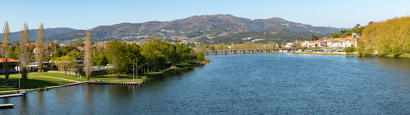 Image showing Roman bridge crossing the Rio Lima