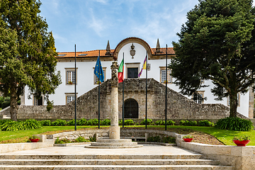 Image showing City council square in Ponte de Lima, Portugal